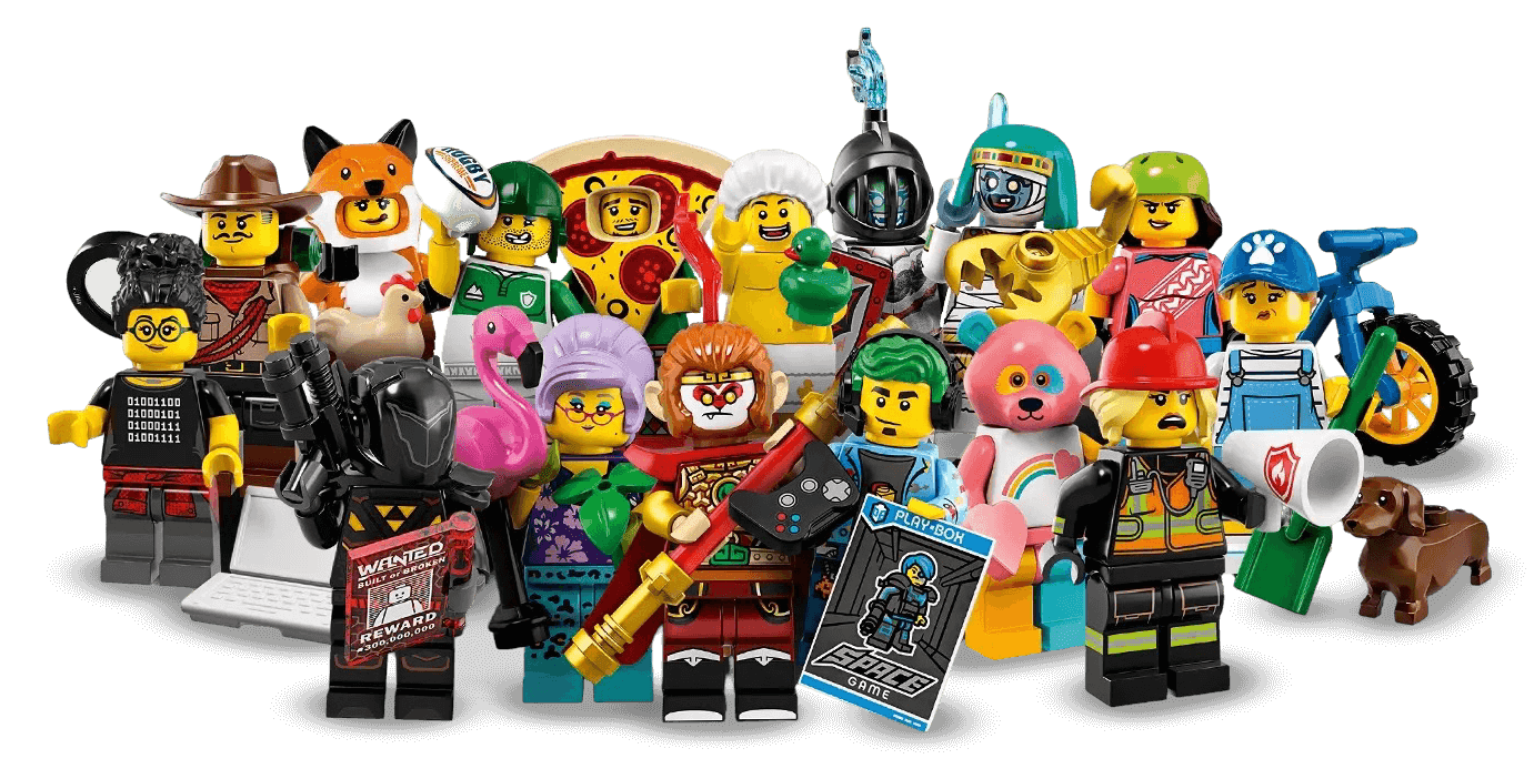 All Series 19 minifigures