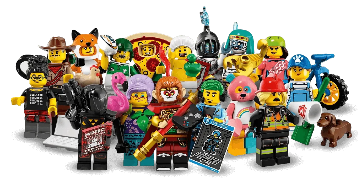 All Series 19 minifigures